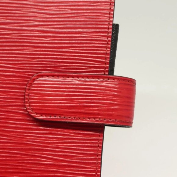 LOUIS VUITTON Epi Agenda MM Day Planner Cover Red R20047 LV Auth ki5772 - Picture 8 of 16